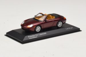 Porsche 911 996 Καμπριολέ Κόκκινο Μεταλλικό Minichamps 1:43 400061092 Μέταλλο - εικόνα 2 από 4