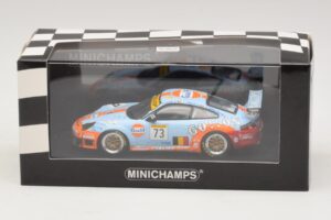 Porsche 911 996 GT3 RSR Gulf #73 Lefort / Lambert 1000km Spa 2005 Minichamps 1:43 400056473-P1 Μέταλλο - εικόνα 4 από 4