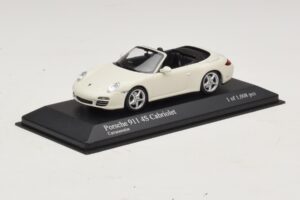 Porsche 911 997 Carrera 4S Καμπριολέ Λευκό Minichamps 1:43 400066431 Μέταλλο - εικόνα 2 από 4