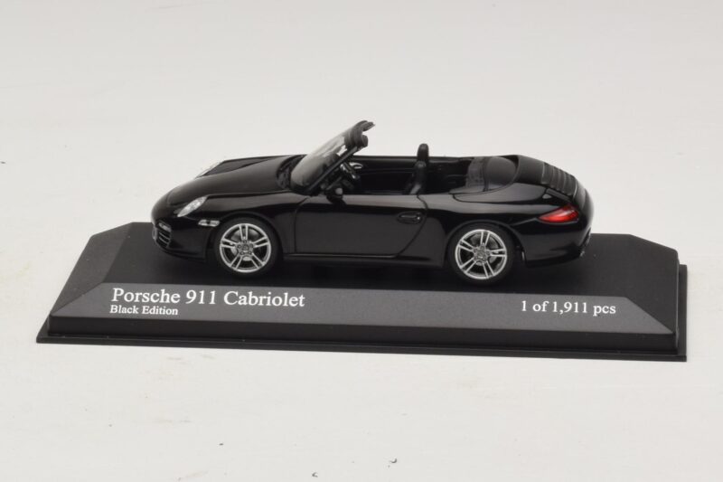 Porsche 911 997 Carrera Καμπριολέ Black Edition Minichamps 1:43 Porsche 911 997 Carrera Καμπριολέ Black Edition Minichamps 1:43 400066434 Μέταλλο