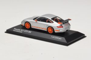 Porsche 911 997 GT3 RS Ασημί Minichamps 1:43 400066000 Μέταλλο - εικόνα 3 από 4