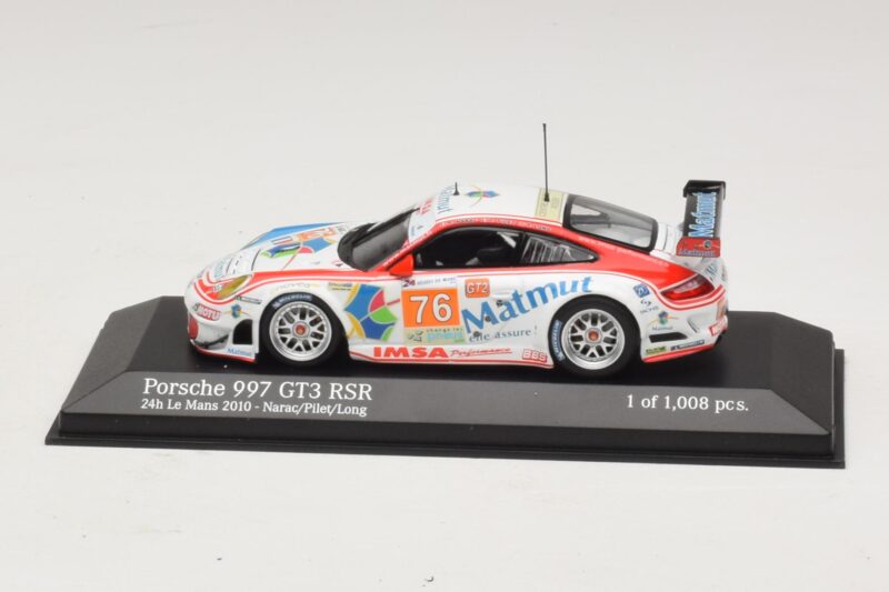 Porsche 911 997 GT3 RSR GT2 #76 R. Narac / J-K. Vernay / P. Pilet 24 Hours of Le Mans 2010 Minichamps 1:43 410106976 Μέταλλο