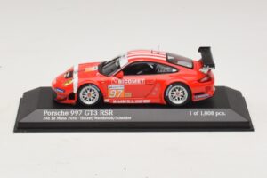 Porsche 911 997 GT3 RSR GT2 #97 M. Holzer / R. Westbrook 24 Hours of Le Mans 2010 Minichamps 1:43 410106997 Μέταλλο