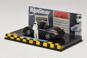 Porsche 911 997 Turbo Cabriolet Μαύρο Top Gear Edition Minichamps 1:43 519436930 Μέταλλο - εικόνα 3 από 5