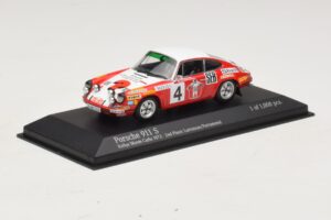 Porsche 911 S #4 G. Larrousse / J-C. Perramond 2nd Place Rally Monte Carlo 1972 Minichamps 1:43 400726804 Μέταλλο - εικόνα 2 από 4