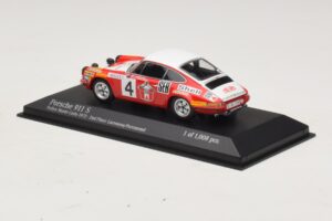 Porsche 911 S #4 G. Larrousse / J-C. Perramond 2nd Place Rally Monte Carlo 1972 Minichamps 1:43 400726804 Μέταλλο - εικόνα 3 από 4
