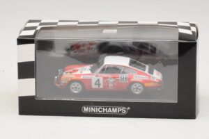 Porsche 911 S #4 G. Larrousse / J-C. Perramond 2nd Place Rally Monte Carlo 1972 Minichamps 1:43 400726804 Μέταλλο - εικόνα 4 από 4
