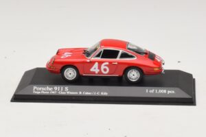 Porsche 911 S #46 Cahier / Killy Class Winners Targa Florio 1967 Minichamps 1:43 430676746 Μέταλλο