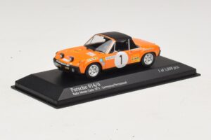 Porsche 914/6 #1 G. Larrousse / J-C. Perramond Rally Monte Carlo 1971 Minichamps 1:43 400716501 Μέταλλο - εικόνα 2 από 4