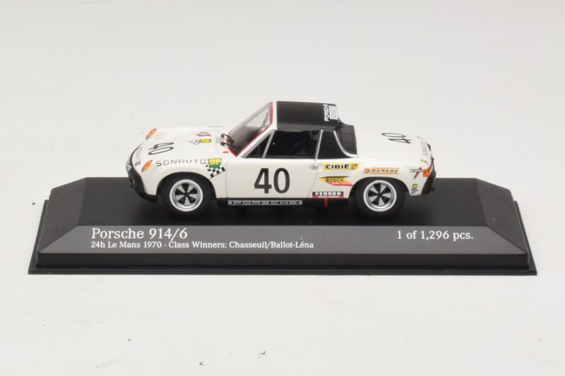 Porsche 914/6 #40 G. Chasseuil / C. Ballot-Lena Class Winners 24 Hours of Le Mans 1970 Minichamps 1:43 400706540 Μέταλλο