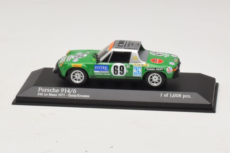 Porsche 914/6 Max Moritz Racing #69 Quist / Krumm 24 Hours of Le Mans 1971 Minichamps 1:43 400716569 Μέταλλο