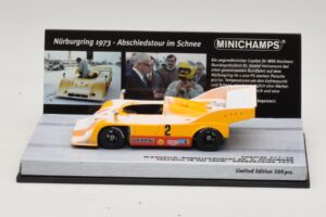 Porsche 917/10 #2 W. Kauhsen Farewell In The Snow Nurburgring 1973 Minichamps 1:43 437736592 Μέταλλο