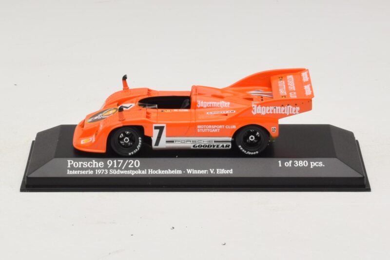 Porsche 917/20 Jägermeister #7 Motorsport Club Stuttgart Interserie 1973 Minichamps 1:43 437736107 Μέταλλο