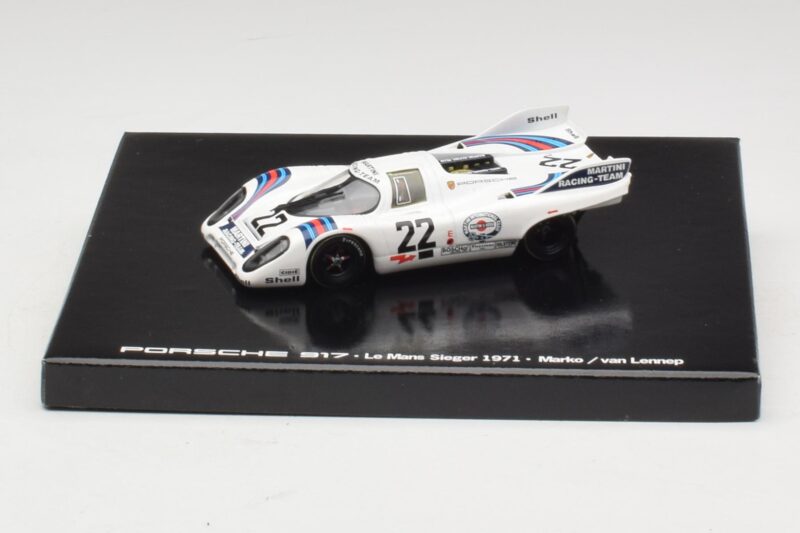 Porsche 917K #22 H. Marko / G. van Lennep Martini Racing 24 Hours of Le Mans Νικητής 1971 Έκδοση Κασέτα Minichamps 1:43 Porsche 917K #22 H. Marko / G. van Lennep Martini Racing 24 Hours of Le Mans Νικητής 1971 Έκδοση Κασέτα Minichamps 1:43 WAP02