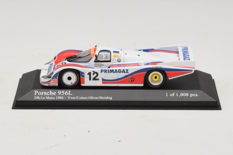 Porsche 956L #12 C. Yver / Cohen 24 Hours of Le Mans 1986 Minichamps 1:43 Porsche 956L #12 C. Yver / Cohen 24 Hours of Le Mans 1986 Minichamps 1:43 430866512 Μέταλλο