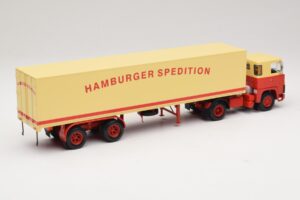 Scania LB111S Koffersattelzug Hamburger Spedition Minichamps 1:43 499123880 Μέταλλο - εικόνα 2 από 6