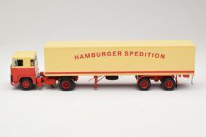 Scania LB111S Koffersattelzug Hamburger Spedition Minichamps 1:43 499123880 Μέταλλο - εικόνα 3 από 6