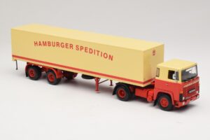 Scania LB111S Koffersattelzug Hamburger Spedition Minichamps 1:43 499123880 Μέταλλο - εικόνα 4 από 6