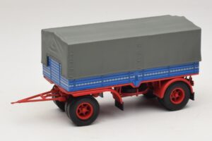 Ρυμουλκούμενο Φορτηγού Μπλε Κόκκινο Minichamps 1:43 439159092 Μέταλλο