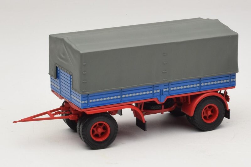 Ρυμουλκούμενο Φορτηγού Μπλε Κόκκινο Minichamps 1:43 439159092 Μέταλλο