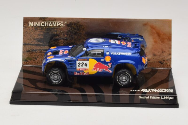 Volkswagen Race Touareg Red Bull #224 B. Saby / Stevenson Dakar Rally 2005 Minichamps 1:43 Volkswagen Race Touareg Red Bull #224 B. Saby / Stevenson Dakar Rally 2005 Minichamps 1:43 436045324 Μέταλλο