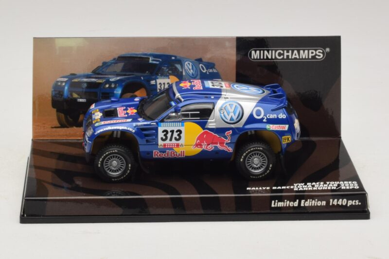 Volkswagen Race Touareg Red Bull #313 J. Kankkunen / J. Repo Dakar Rally 2005 Minichamps 1:43 436055313 Μέταλλο