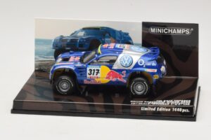 Volkswagen Race Touareg Red Bull #317 Gordon / von Zitzewitz Dakar Rally 2005 Minichamps 1:43 436055317 Μέταλλο