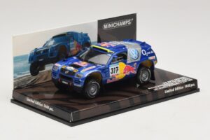 Volkswagen Race Touareg Red Bull #317 Gordon / von Zitzewitz Dakar Rally 2005 Minichamps 1:43 436055317 Μέταλλο - εικόνα 2 από 5
