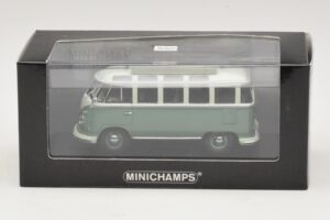 Volkswagen T1 Samba Bus Τιρκουάζ Μπλε Λευκό Minichamps 1:43 430052306 Μέταλλο - εικόνα 4 από 4