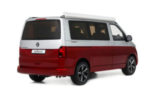 Volkswagen T6.1 California Ocean Tornado Red / Reflex Silver Otto 1:18 OT1342 Ρητίνη - εικόνα 2 από 5