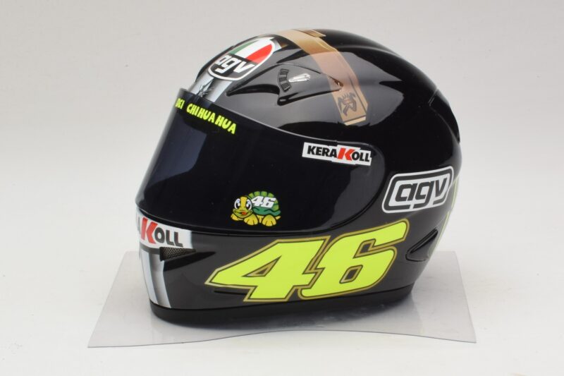 Κράνος AGV V. Rossi MotoGP Jerez Test 2007 Minichamps 1:2 327070046 Μέταλλο