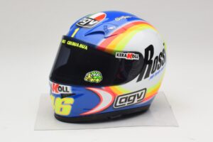 Κράνος AGV V. Rossi MotoGP Sepang 2005 Minichamps 1:2 327050066 Μέταλλο