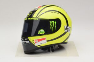 Κράνος AGV V. Rossi MotoGP Valencia Test 2009 Minichamps 1:2 327100066 Μέταλλο