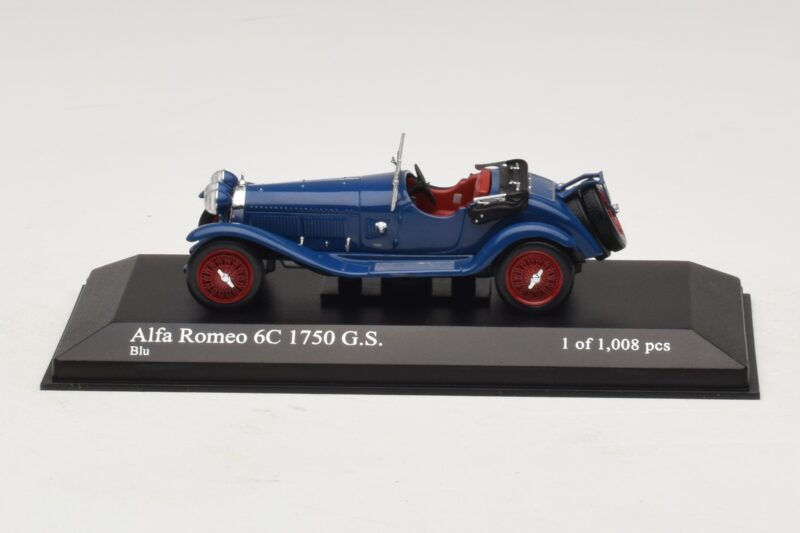 Alfa Romeo 6C 1750 G.S. Μπλε Minichamps 1:43 400120431 Μέταλλο