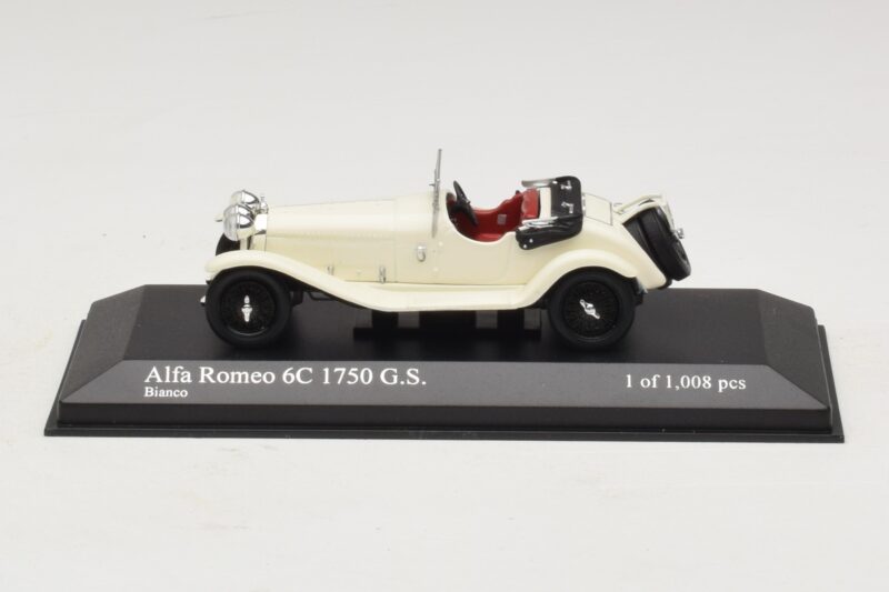 Alfa Romeo 6C 1750 G.S. Λευκό Minichamps 1:43 400120430 Μέταλλο