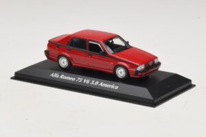 Alfa Romeo 75 V6 3.0 America Κόκκινο Maxichamps 1:43 940120461 Μέταλλο - εικόνα 3 από 5