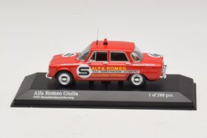Alfa Romeo Giulia ONS Rennstreckensicherung 1973 Minichamps 1:43 400120994 Μέταλλο