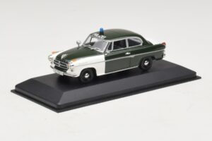 Borgward Isabella Polizei Frankfurt Minichamps 1:43 400096090 Μέταλλο - εικόνα 2 από 5