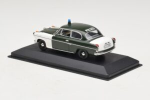 Borgward Isabella Polizei Frankfurt Minichamps 1:43 400096090 Μέταλλο - εικόνα 3 από 5