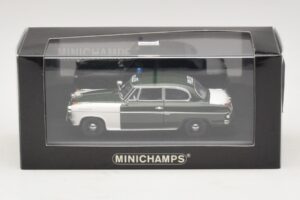 Borgward Isabella Polizei Frankfurt Minichamps 1:43 400096090 Μέταλλο - εικόνα 5 από 5