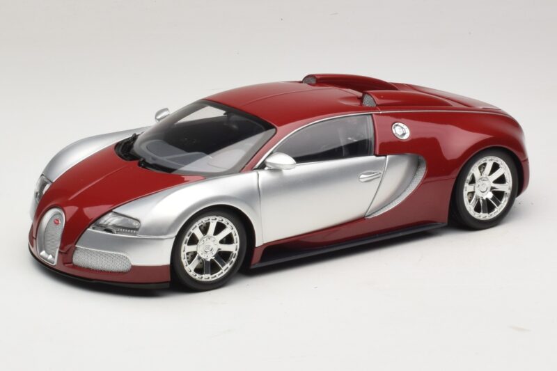 Bugatti Veyron Centenaire Edition Chrome Red Minichamps 1:18 100110851 Μέταλλο