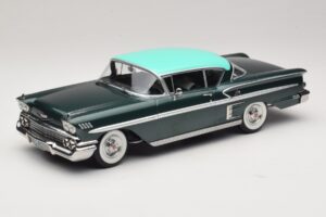 Chevrolet Bel Air Impala Coupe Σκούρο Πράσινο Μεταλλικό & Πράσινο KK-Scale 1:18 KKDC181594 Μέταλλο