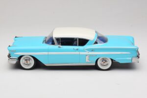 Chevrolet Bel Air Impala Coupe Τιρκουάζ & Κρεμ KK-Scale 1:18 KKDC181593 Μέταλλο - εικόνα 3 από 6