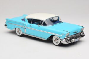 Chevrolet Bel Air Impala Coupe Τιρκουάζ & Κρεμ KK-Scale 1:18 KKDC181593 Μέταλλο - εικόνα 4 από 6