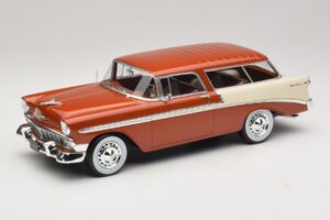 Chevrolet Bel Air Nomad Καφέ Μεταλλικό & Κρεμ KK-Scale 1:18 KKDC181294 Μέταλλο
