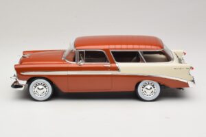 Chevrolet Bel Air Nomad Καφέ Μεταλλικό & Κρεμ KK-Scale 1:18 KKDC181294 Μέταλλο - εικόνα 3 από 6