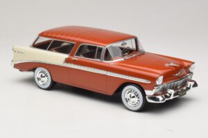 Chevrolet Bel Air Nomad Καφέ Μεταλλικό & Κρεμ KK-Scale 1:18 KKDC181294 Μέταλλο - εικόνα 4 από 6