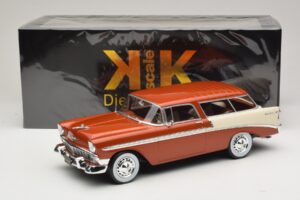 Chevrolet Bel Air Nomad Καφέ Μεταλλικό & Κρεμ KK-Scale 1:18 KKDC181294 Μέταλλο - εικόνα 6 από 6