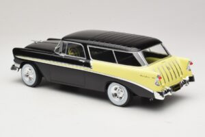 Chevrolet Bel Air Nomad Custom Μαύρο & Ανοιχτό Κίτρινο KK-Scale 1:18 KKDC181293 Μέταλλο - εικόνα 5 από 6