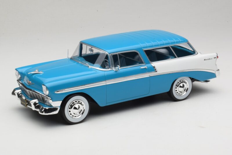 Chevrolet Bel Air Nomad Τιρκουάζ & Λευκό KK-Scale 1:18 KKDC181292 Μέταλλο